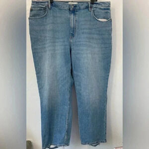 Abercrombie‎ & Fitch Ankle Straight Ultra High Rise Curve Love Jeans Size 35/20R